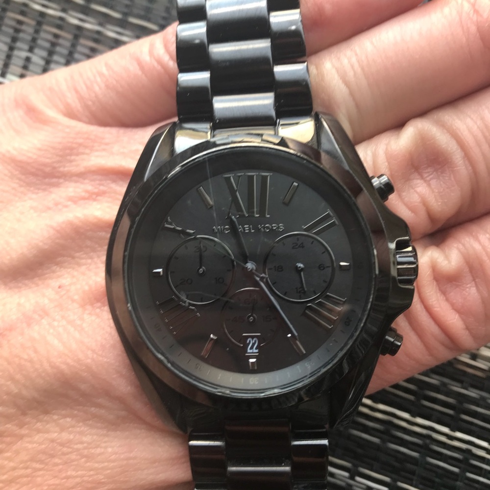 Michael Kors Bradshaw Black Stainless Steel Watch